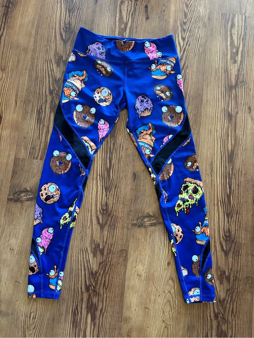Violate the dress code leggings “snack” gym casual rare limited edition size L